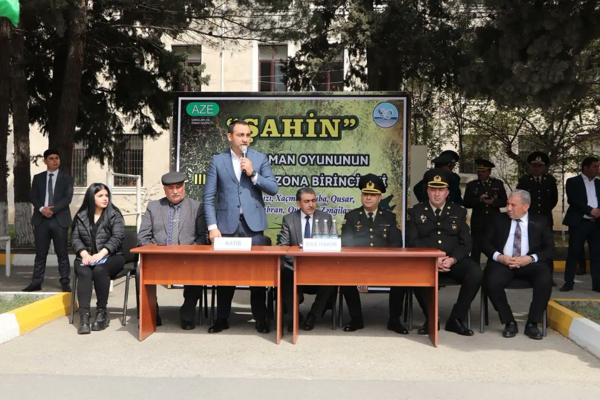 SumqayG's tweet photo. Sumqayıtda "Şahin" hərbi-idman oyununun III zona birinciliyi keçirilmişdir. https://t.co/mvDNszeiOG