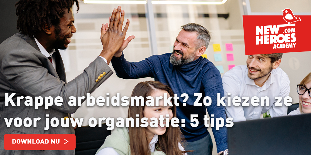 In dit artikel geven wij je vijf tips die jou gaan helpen bij het behouden en uitbreiden van talent binnen jouw bedrijf op deze krappe arbeidsmarkt.
--> newheroes.com/nl/onepager-kr…

#onlinetraining #powerskills #persoonlijkeontwikkeling #arbeidsmarkt #teambulding #warfortalent