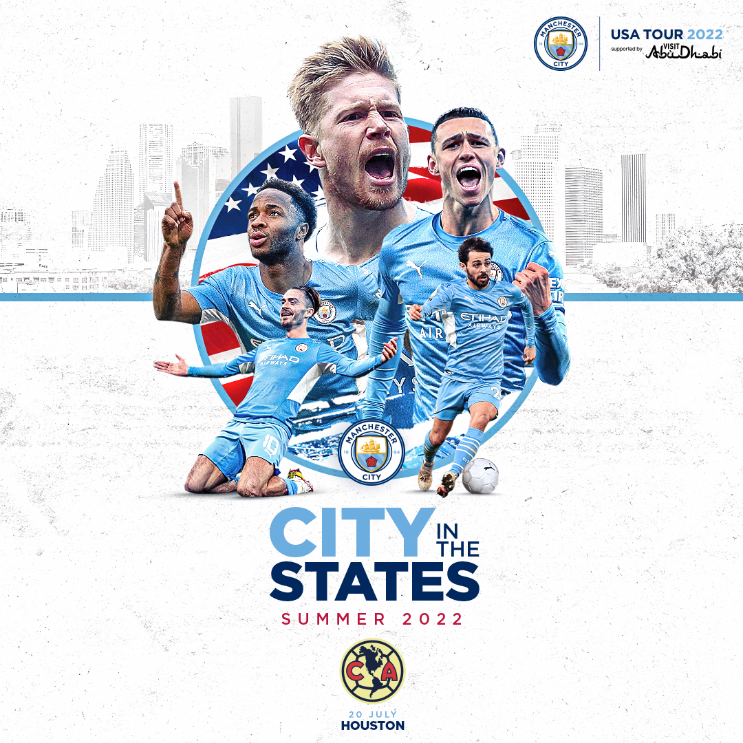 ManCityES's tweet photo. El City se enfrentará al @ClubAmerica En nuestro regreso a Estados Unidos 🤩

🔵 #MCFCEspañol | https://t.co/EthAjgYlWW https://t.co/NZtl7l4I5f