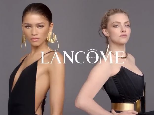 zendayaonfilm's tweet photo. Zendaya and Amanda Seyfried for Lancôme https://t.co/BCCAVAyj2J