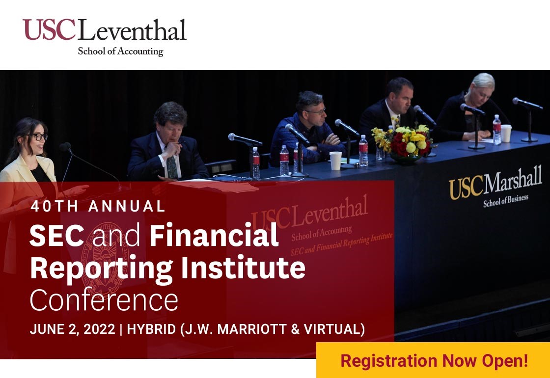If you are looking for an event that merges accountancy, business, and policy with top industry leaders, then the 40th Annual SEC and Financial Reporting Conference is for you. Participants can also receive up to 9.5 CPE. Register: ow.ly/xx6M50IQt22

uscsecconference.com