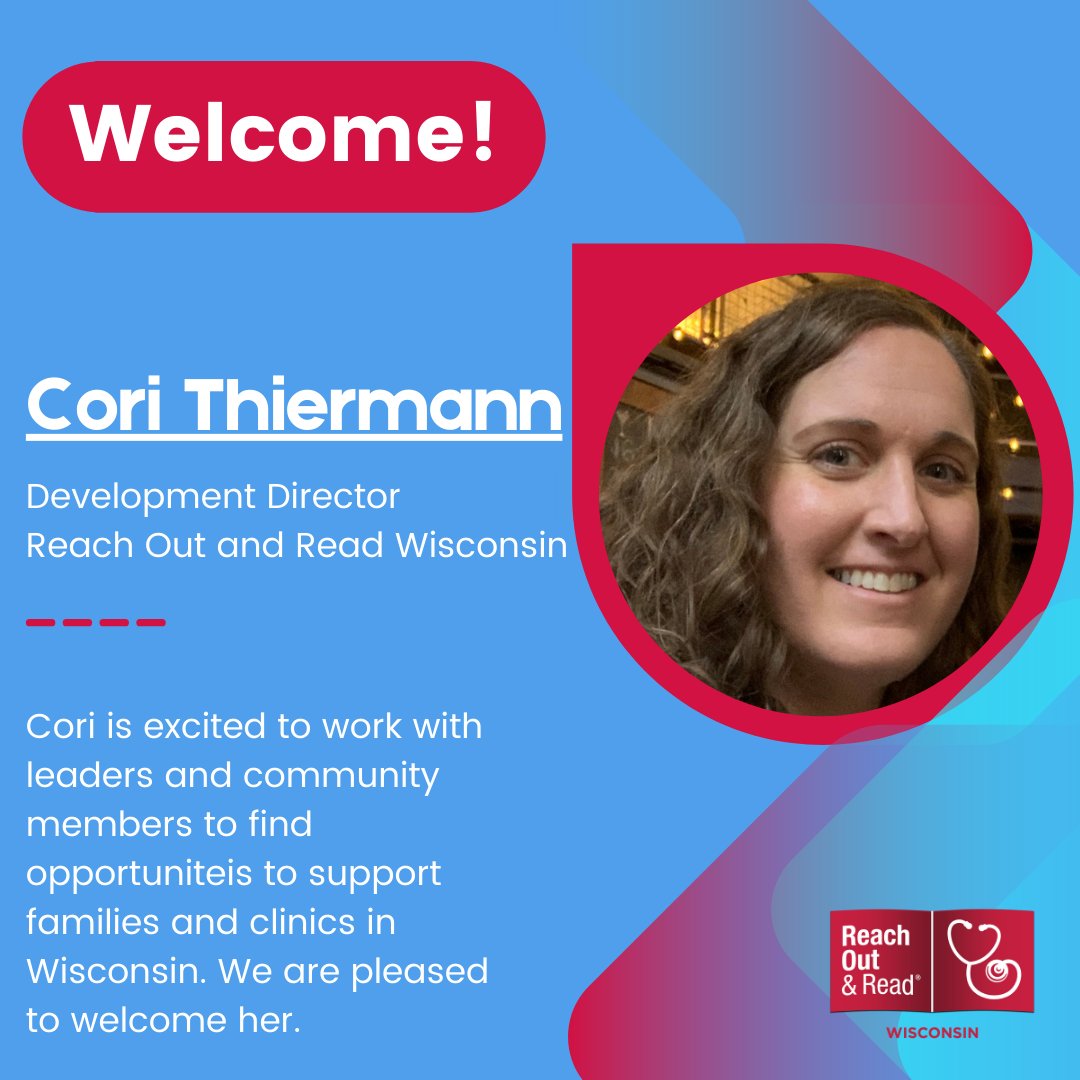Reach Out And Read Wisconsin Earlier This Month We Welcomed Our First Ever Development Director We Are So Excited To Have Cori With Us As We Advance Our Work In