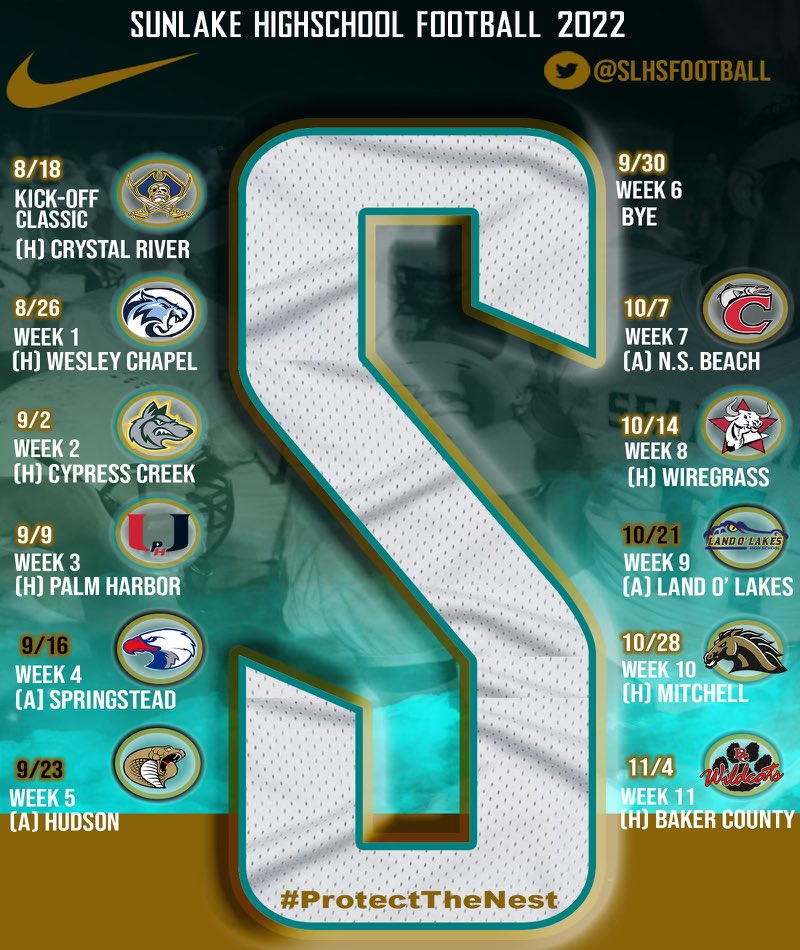 The Official Page of Sunlake High School Football on Twitter "Here’s