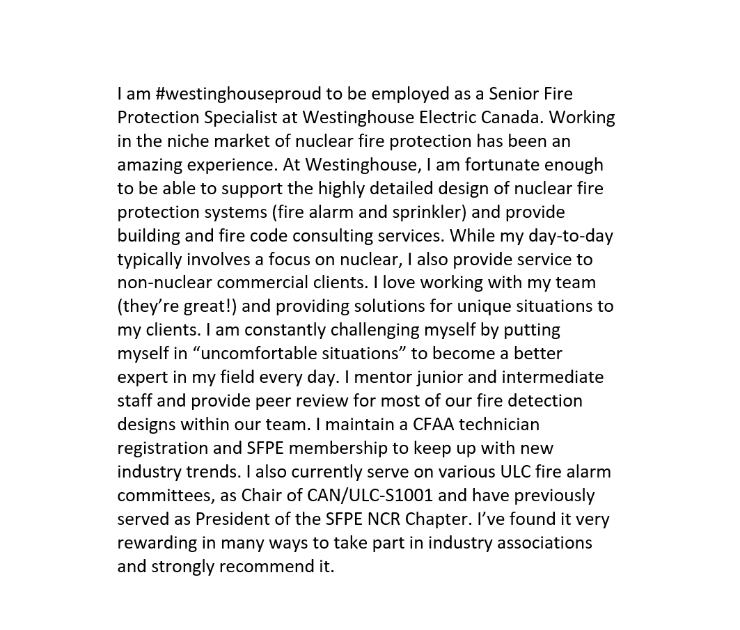 SenecaFire72's tweet photo. #AlumniAPRIL #WestinghouseProud

Name: Aaron Lee
Program: FPT
Graduation: 2002
Career: Senior Fire Protection Specialist for @WECNuclear 

Our graduates save countless lives with their work each day.
https://t.co/zi5GkVS29w
#SenecaAlumni #SenecaFire50th #Since72 https://t.co/qsc9Get6Ny