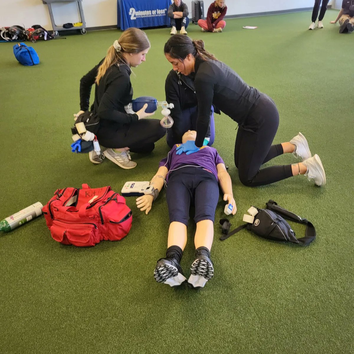 We can say with confidence that Daemen students are prepared for potential emergencies. Good luck to the 2022 graduating class as they start their next chapter as certified athletic trainers in just a few short weeks! <a href="/daemenuniv/">Daemen University</a>
#ATstudents #SMCexperiences #ATlife