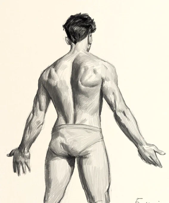 little back study wip 