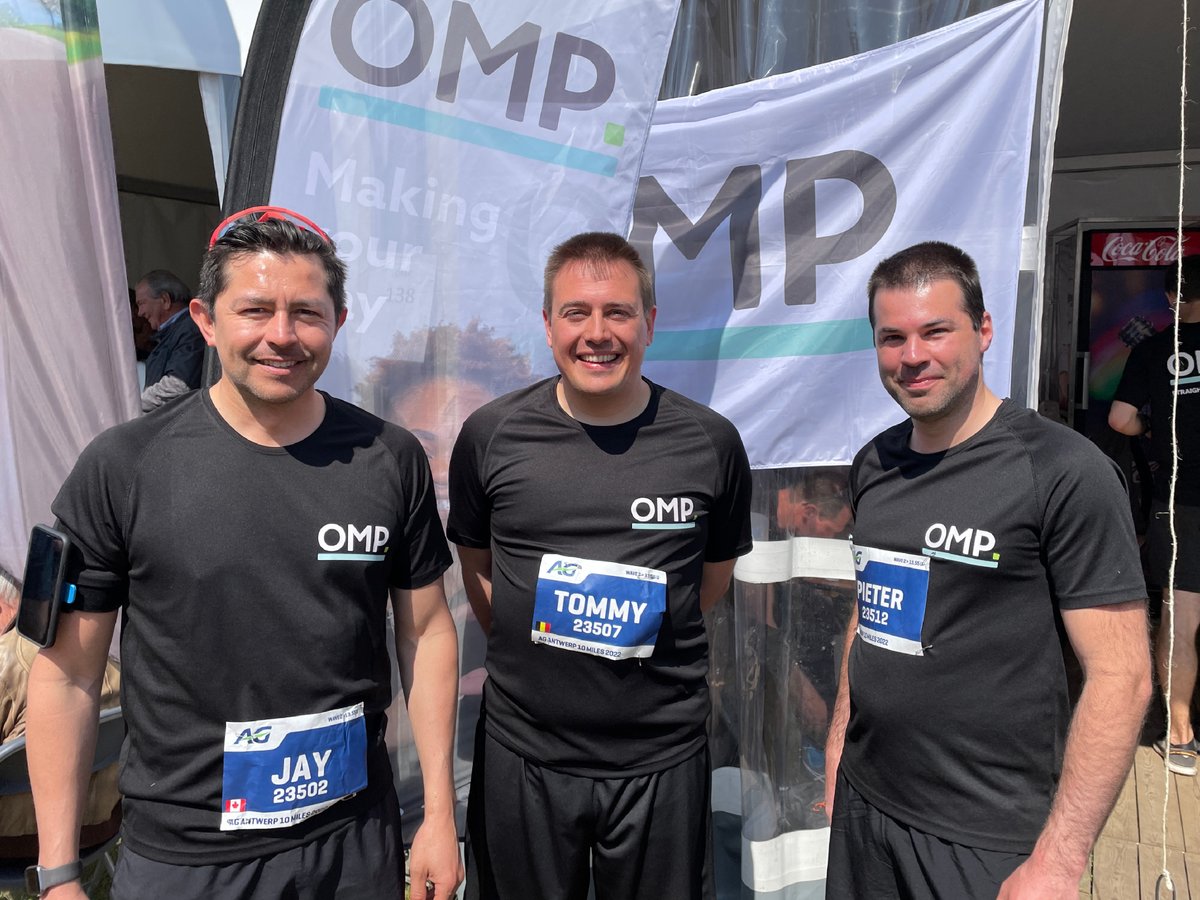 OMP_supplychain's tweet photo. πββοΈ We're almost as fit as our solution. Congratulations to all sports enthusiasts who participated in yesterday's AG Antwerp 10 Miles!
Want to be part of this dedicated, sporty team? Have a look at our open vacancies: https://t.co/GgwP4nrbkJ
#LifeatOMP #antwerp10miles https://t.co/5qQGTe4v7J