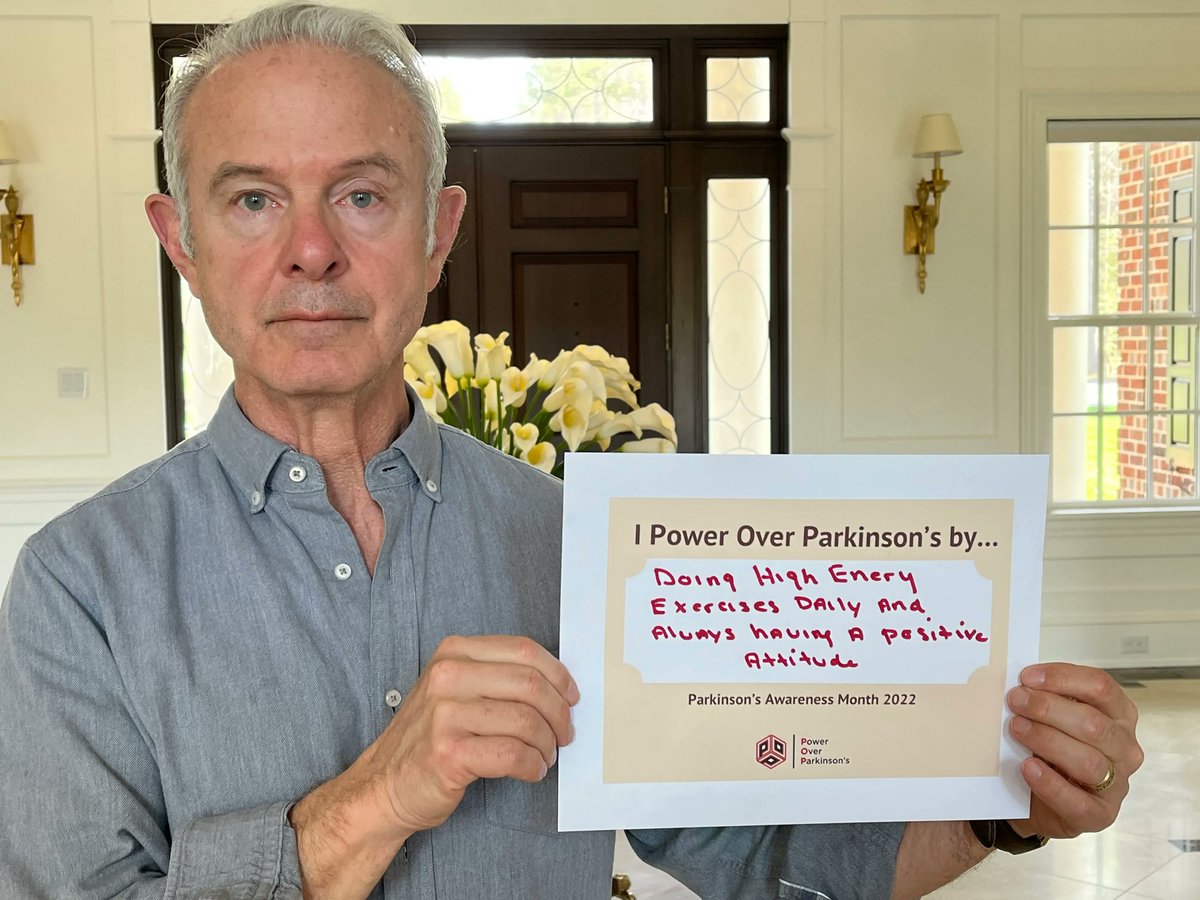 poweroverPD's tweet photo. Our Founder, Gary Rogliano, keeps a positive attitude and a daily exercise routine to Power Over Parkinson's!
#parkinsonsawareness #parkinsons #poweroverpd https://t.co/Nml5jh00YL