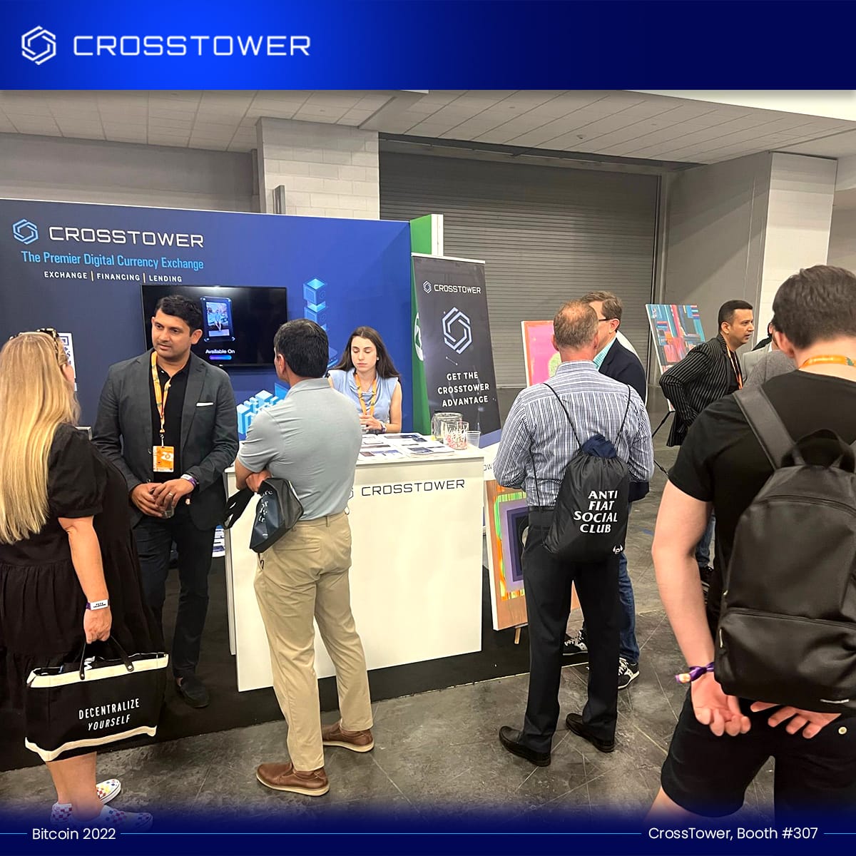 googleseo123's tweet image. #Crypto & NFT enthusiasts joined us at our booth at the Bitcoin 2022 Conference held in Miami, Florida, to know all about the @CrossTowerNFT Marketplace. 🌟
#Bitcoin #Bitcoin2022 #Cryptocurrency #NFT #NFTs #CryptoNews #Cryptos #NFTdrops