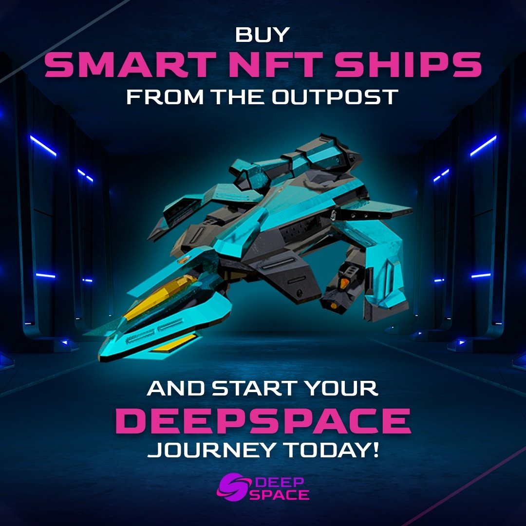 LEAL_Avionics's tweet photo. @binance 🄶🄰🄼🄴🄵🄸 = @DeepSpaceBSC 

Dev team never missed a single Roadmap milestone, always delivering on time 💎

#DEEPSPACE represents the #P2E 2.0 💸

Beta game launch on this Q2 🎮

#NFT marketplace live. Buy and stake Genesis edition ships 🚀

#BSC #Metaverse #GameFi https://t.co/YAGYStt7Yg