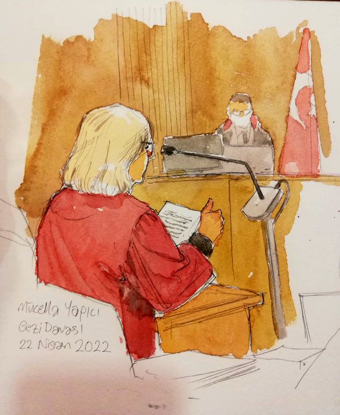 🚨 #GeziDavası'nda Sanıkların Son Sözleri:

📌 Mücella Yapıcı:

 “Son sözüm olduğunu düşünmüyorum. Hırsızlık, uğursuzluk, yolsuzluk yapmadım. Yaşamımdan onur duydum. Aynı onuru benim yaşıma gelince sizin de yaşamınızı umuyorum.”