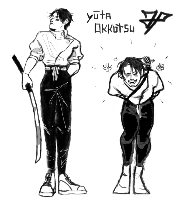 our protagonists 
#JujutsuKaisen #jujutsukaisenfanart #yutaokkotsu #Itadoriyuuji 