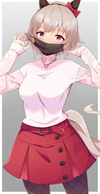 黒マスク #カレンチャン 