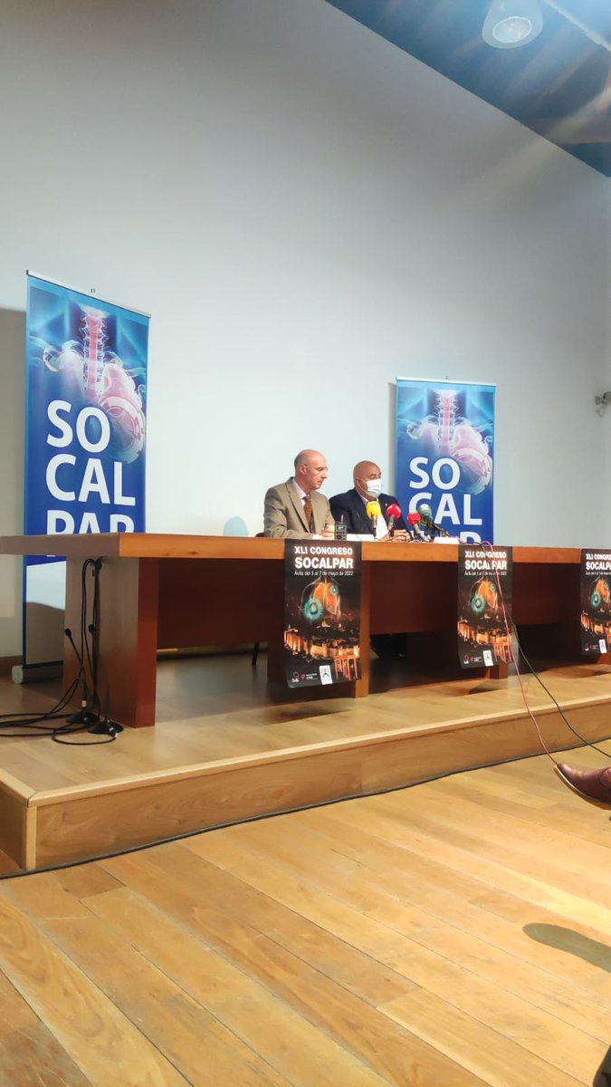 Socalpar's tweet photo. Rueda de prensa convocada para presentar el #41CongresoSocalpar. Esta mañana en el #episcopio de #Ávila. https://t.co/TGMvICVFt0
