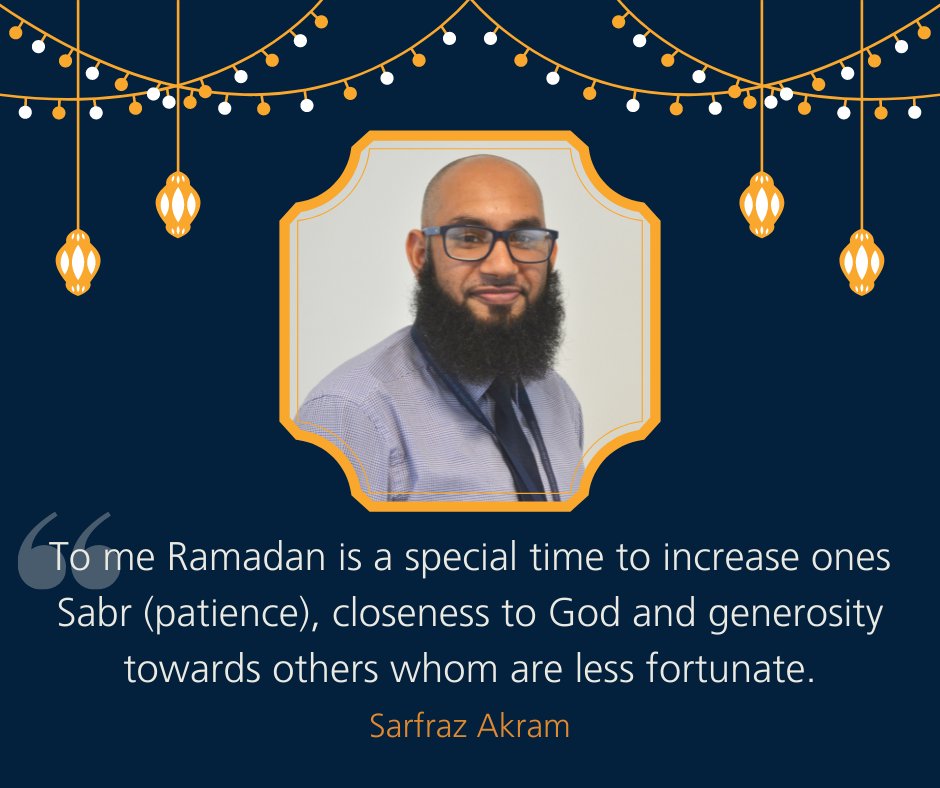 MidYorkshireNHS's tweet photo. 💙 As the holy month of Ramadan draws to a close and we look forward to Eid, we chatted to some of our colleagues about what Ramadan means to them; from reflection, gratitude, faith, to giving back to the community.

Read more ➡ https://t.co/LIWvu06dRG

#MidYorksNHS #Ramadan https://t.co/EOoZr7nhJj