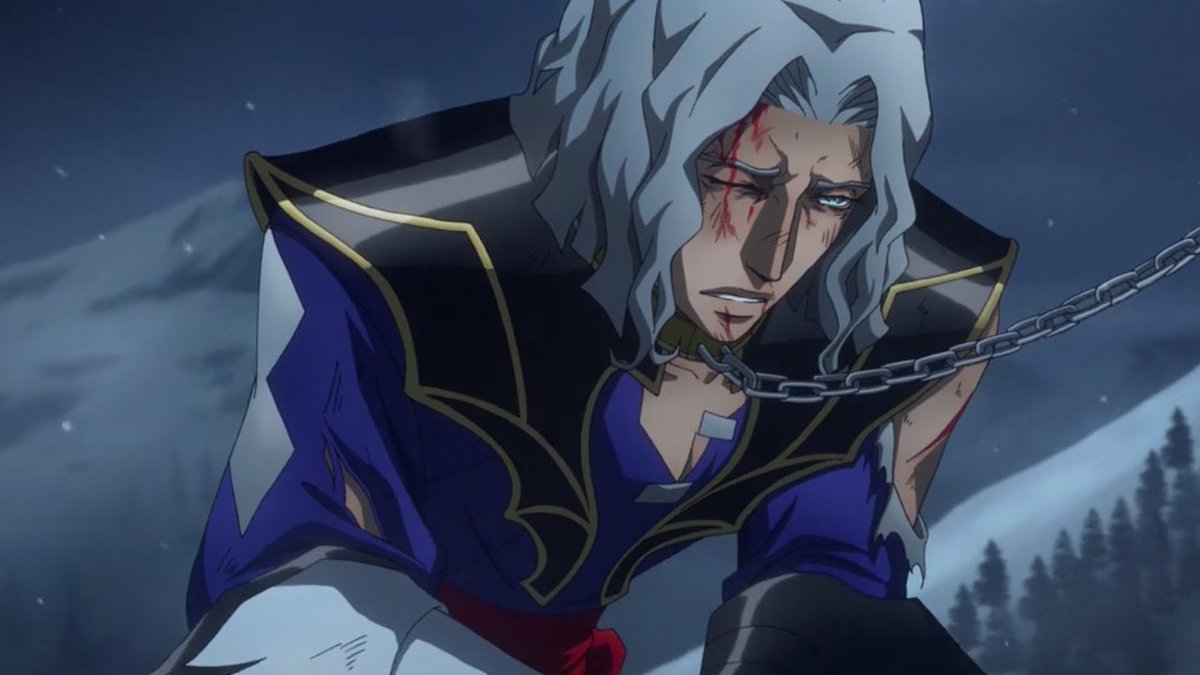 Poor Hector after Carmilla’s march from Braila 😞😢🤕 

#Hector #Castlevania