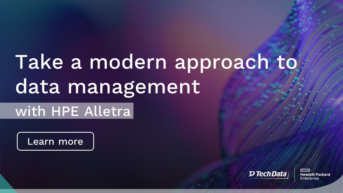 TechData_HPE's tweet image. Data and storage go hand-in-hand when it comes to accelerating innovation and operational efficiency. With #HPEAlletra, businesses can harness a cloud-native infrastructure to take a modern approach to data management. Learn more via @DSAnewportal: datastorageasean.com/blogs/hpe-alle…