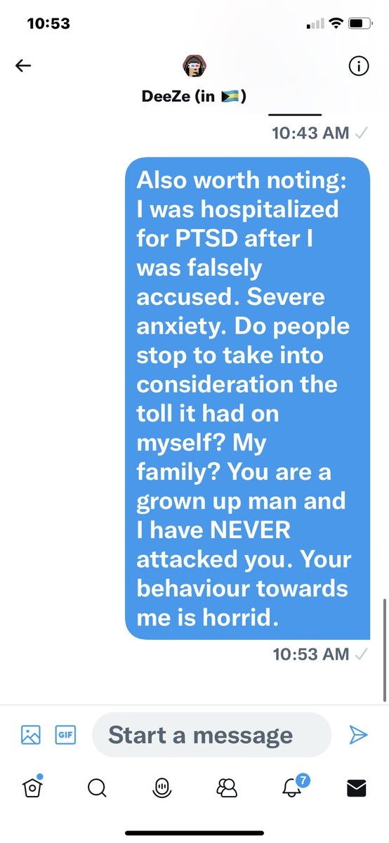 GuidoDisalle's tweet photo. Not much to say  about this guy, who publicly attacks me numerous times, after I defended him. So I reached out to discuss, because I have NEVER attacked him or even had an issue. Then after I tell him I suffered with PTSD from my ordeal blocks me. Nice dude. A tale of two Deeze: https://t.co/y1vYqpuWQo