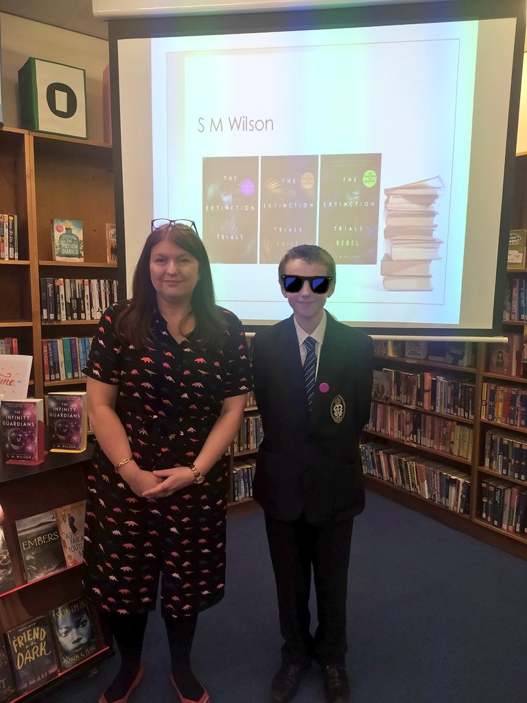 St Mungo's Academy library (@stmungo_library) on Twitter photo The library helpers, Helena, Julia and Jack even interviewed her ๐คฉ๐ <a href="/susanwilsonbook/">S. M. Wilson/Scarlet Wilson</a> The library helpers, Helena, Julia and Jack even interviewed her ๐คฉ๐ <a href="/susanwilsonbook/">S. M. Wilson/Scarlet Wilson</a>