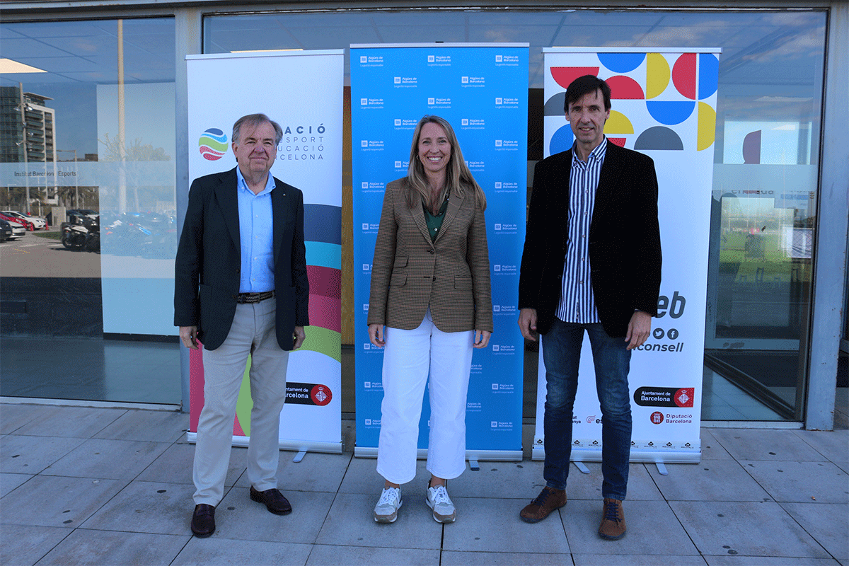 elconsell's tweet photo. Aigües de Barcelona i el CEEB han renovat el conveni, ampliant la col·laboració en diverses activitats. Apostem per una competició més sostenible, substituint les ampolletes de plàstic per punts d'hidratació d'Aigües de Barcelona.
#CEEB #sostenibilitat
@aiguesbcnclient https://t.co/KRqKg3b1Zm