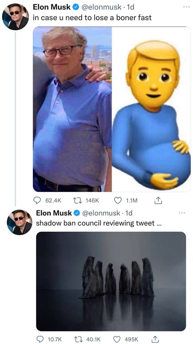 The guy who tweeted this 24 hours ago owns Twitter now. 

Please celebrate with me by RTing
