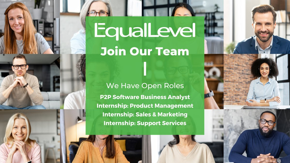 EqualLevel's tweet image. If you are ready to launch your career with the fastest growing provider of cloud-based, AI-driven procurement, and eCommerce applications, apply today: equallevel.com/careers/ 

#EqualLevel #careers