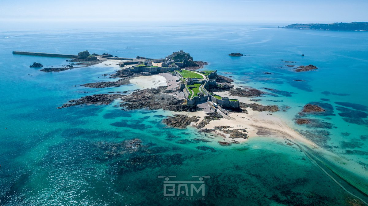 Never get tired of shooting this amazing place!
Elizabeth Castle looking glorious!
.
📸 <a href="/DJIGlobal/">DJI</a> #mavic3cine 
.
#elizabethcastle #jerseyci 
<a href="/loveheritage/">Just teddy</a> <a href="/GovJersey/">Government of Jersey</a> <a href="/StHelierJsy/">Parish of St Helier</a> <a href="/VisitJerseyCI/">Visit Jersey</a> <a href="/NatGeoTravelUK/">National Geographic Traveller (UK)</a> <a href="/NatGeoTravel/">Nat Geo Travel</a> <a href="/DroneHour/">DroneHour</a> <a href="/ECJProject/">Elizabeth Castle Jersey Project</a>