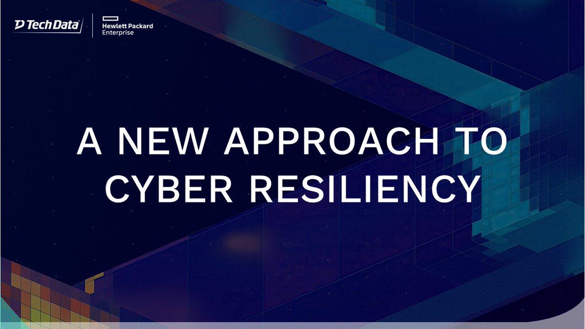 TechData_HPE's tweet image. The rise of #cyberattacks has made organizations take a new approach to cyber resiliency. #HPENimbleStorage dHCI with @Zerto for disaster and ransomware recovery delivers modern data protection so that you can be prepared: community.hpe.com/t5/Around-the-…
#HPEStorage