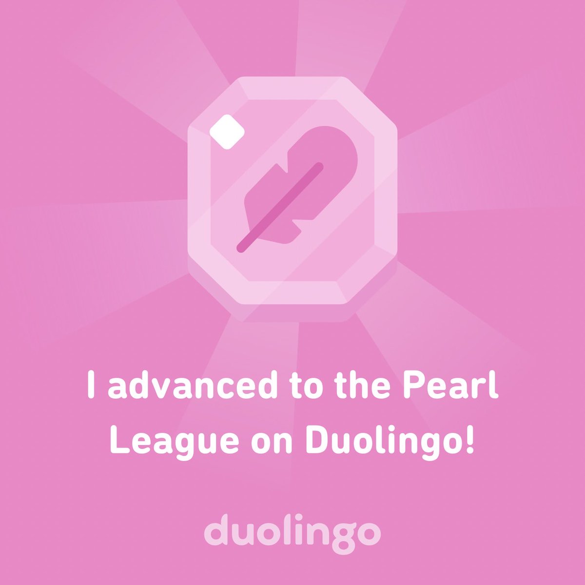 I’m moving up on Duolingo!