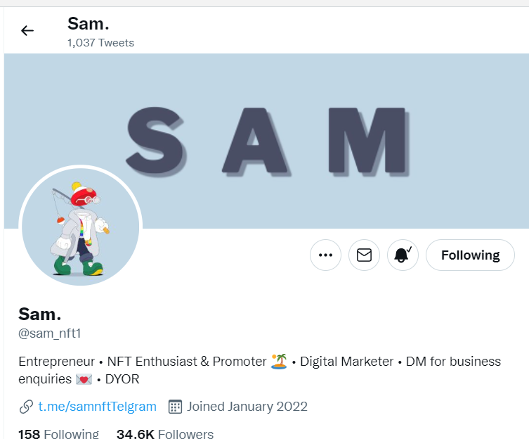 FokusasAIRDROP's tweet photo. @sam_nft1 https://t.co/FM0WaJ2dqs