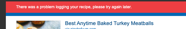 LauraMak91's tweet photo. @MyFitnessPal somethings been wrong with the recipe function for 2 days - wont let me save and log any new recipes https://t.co/5dEOgKGKoZ