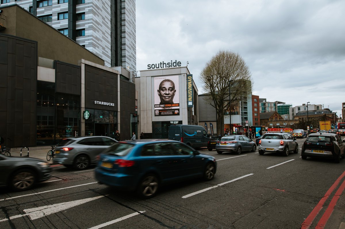 openmediauk's tweet photo. Stephen Lawrence Day was on Friday, and we're pleased to be supporting #ALegacyOfChange via our OOH portfolio π§‘ #SLDay22 https://t.co/itgwetIEwA https://t.co/WPuOPpdzmL