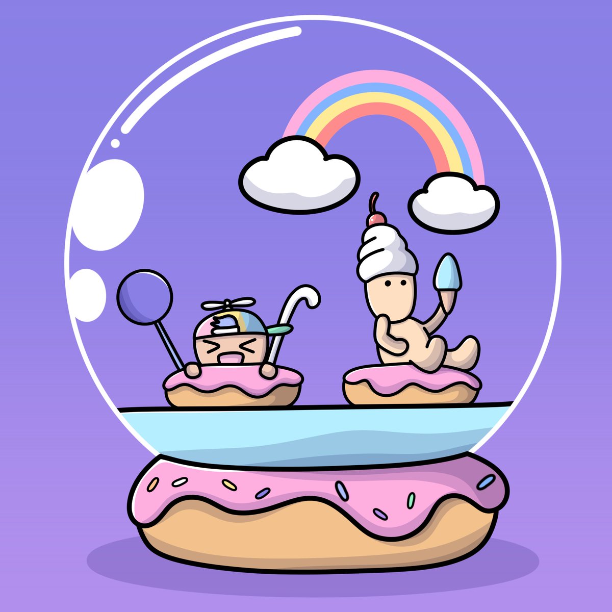 😁Happy Heads x Miniverse 🌈

To celebrate this collab 🎉we're giving away:

3 x Happy Lists
3 x Mini Lists

To enter:
1⃣Follow
<a href="/_MiniverseNFT/">Miniverse🔮</a>
<a href="/HappyHeadsNFTs/">Happy Heads</a>
2⃣❤️&amp; RT
3⃣ Tag 3 friends!

 ⏳48hrs