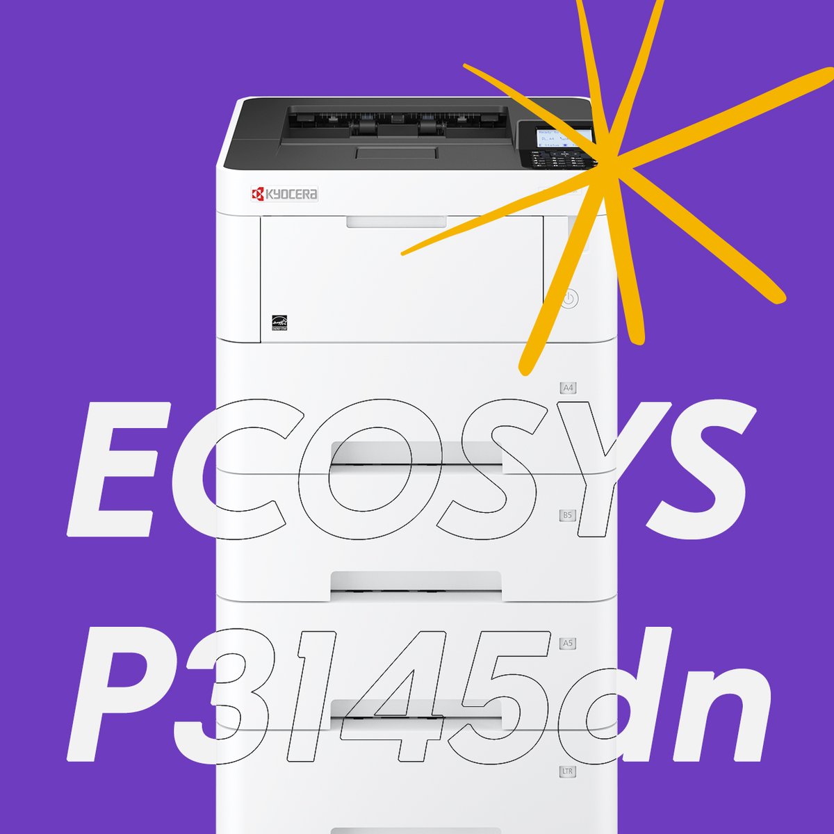 CCPSolutions's tweet image. Which Kyocera device delivers rapid desktop #productivity while being extremely reliable and versatile? 

The #ECOSYS P3145dn - the star of the show.🌟

Find out what makes it shine: kyoceradocumentsolutions.us/en/products/pr…