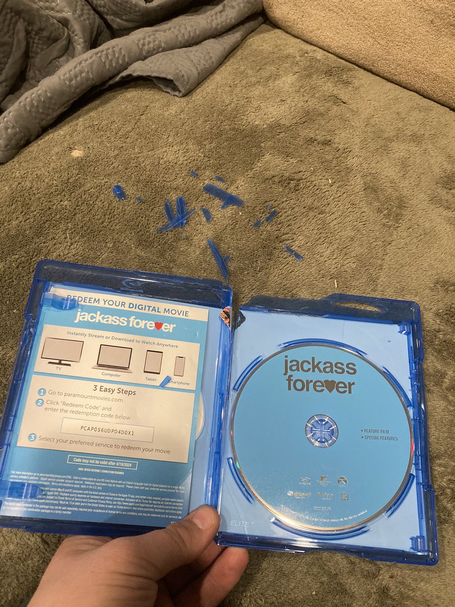 Thanks Amazon, box wasn’t even damaged. They just shipped it like this. Dicks. #JackassForever