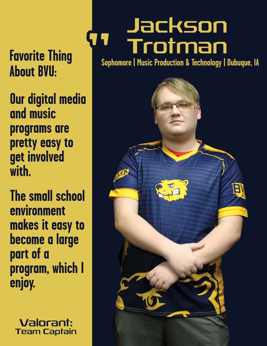 BVUesports's tweet photo. Our Valorant team did a great job this season - not only in their performance, but in their amazing teamwork as well! Be sure to show them your support!! ๐ฅ pt.1
#buenavistauniversity #valorant #esports #bvupride https://t.co/qZJVqS62W2
