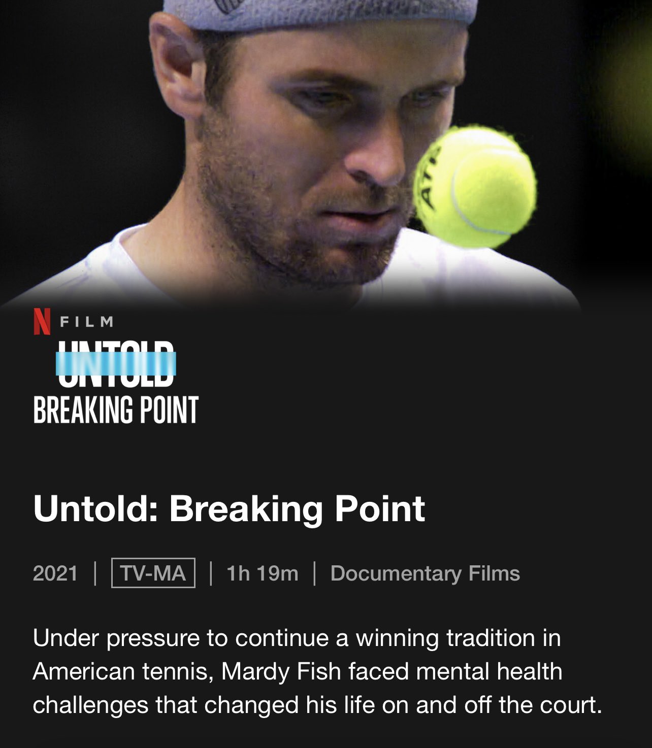 Sabine Lisicki on X: Great documentary of @MardyFish with @andyroddick in  it!!! Thanks for being real. @netflix  / X