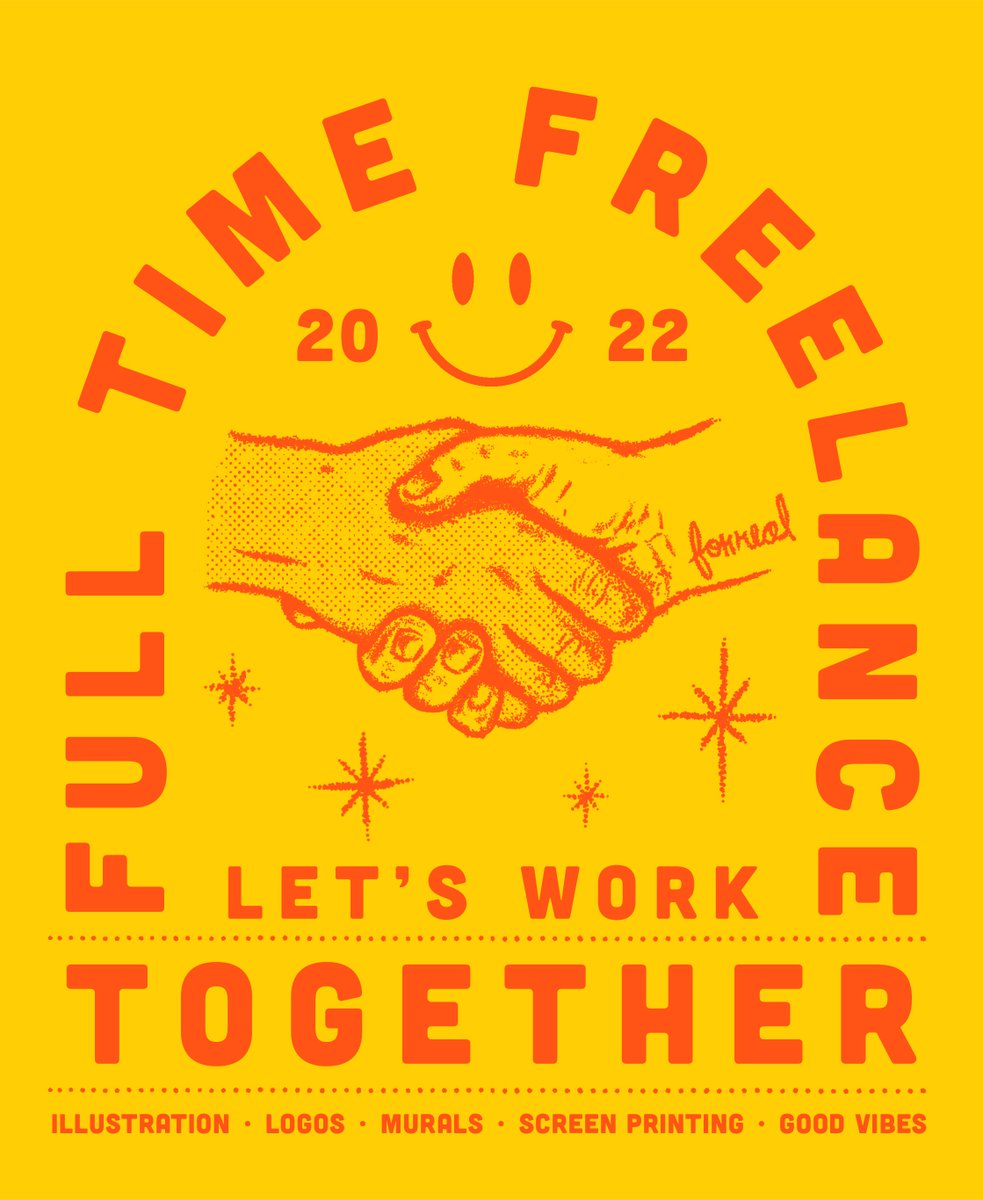 Lets Work Together #Illustrator #printmaking #posterdesign #art