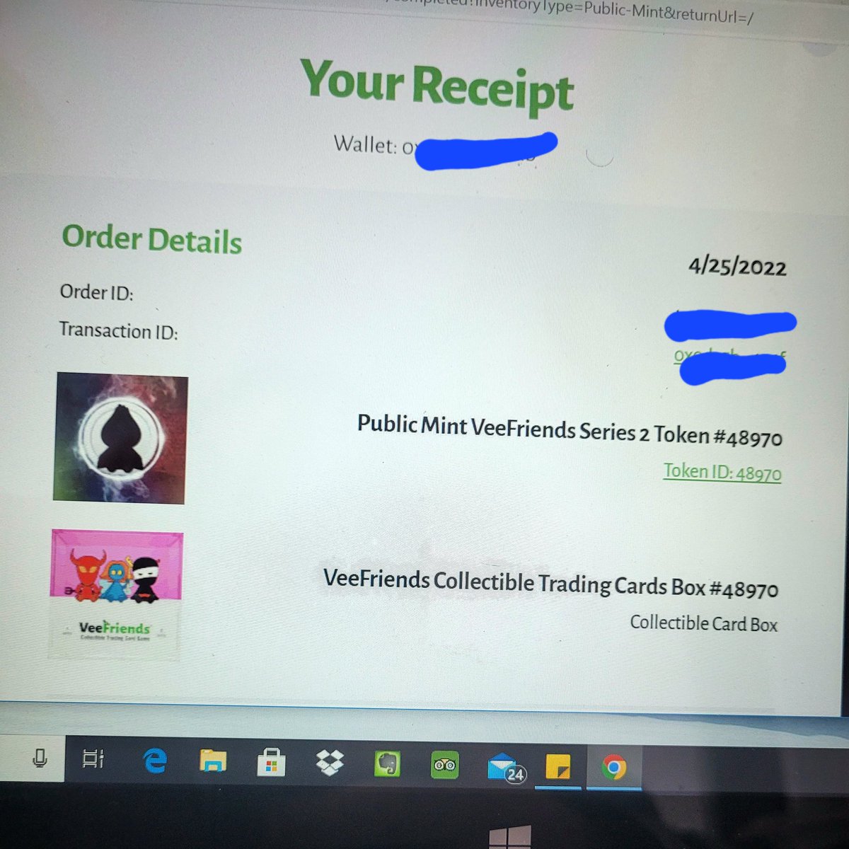 Dream come true and hard work pays off again.. finally get to own my piece of the pie!!  #VeeFriendsSeries2 <a href="/garyvee/">Gary Vaynerchuk</a> <a href="/veefriends/">VeeFriends</a>