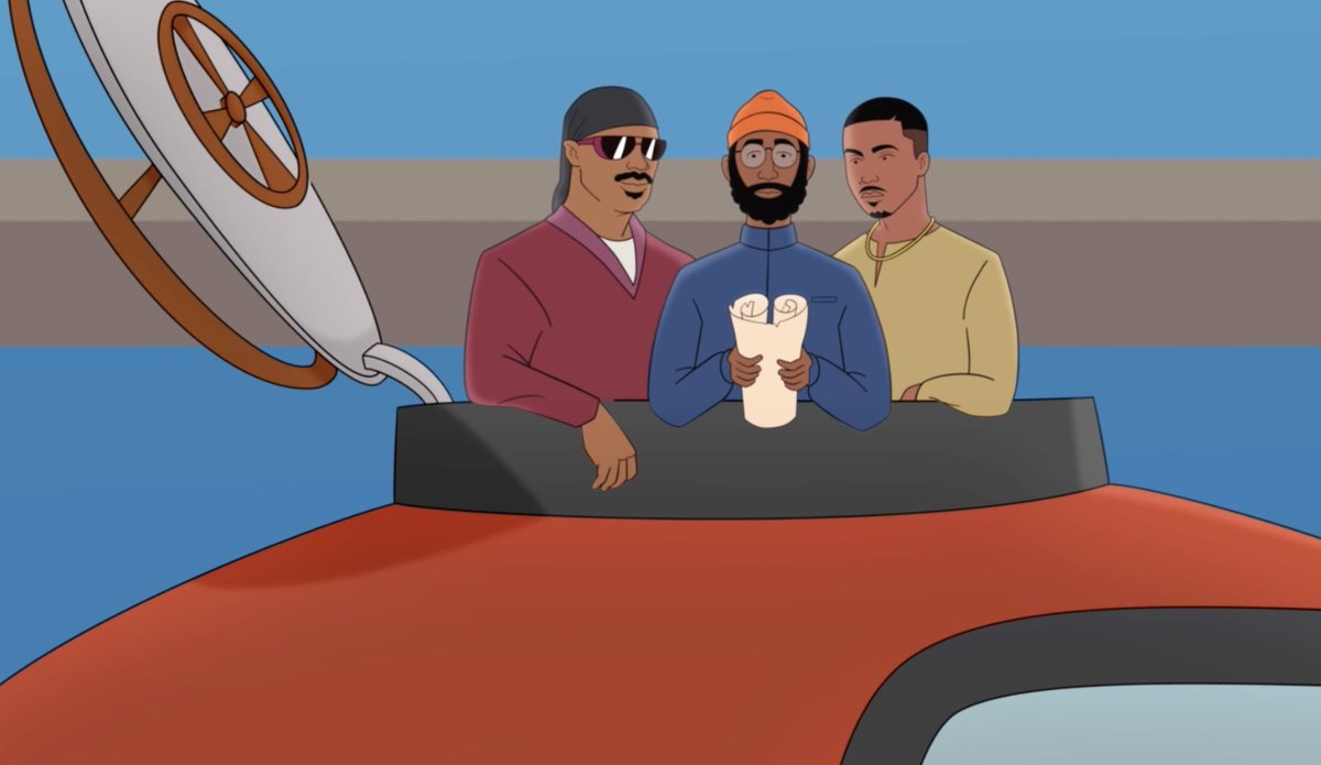 Grateful to have <a href="/StevieWonder/">Stevie Wonder</a> and <a href="/Nas/">Nasir Jones</a> join me on this song. Set a reminder and watch the #BeLikeWater video premiere TONIGHT at 8 PM ET! 

Watch here: youtu.be/q1PC1VKXAs4

My new album #WATCHTHESUN is out this Friday! ☀️