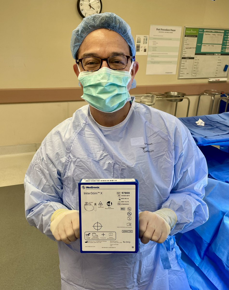 ChelciMacek's tweet photo. Congratulations, Dr. Marco Salazar from, EvergreenHealth Urology on your first case with the InterStim X™ system today! #NextGenSNM #MedtronicEmployee https://t.co/m37VdMAST3
