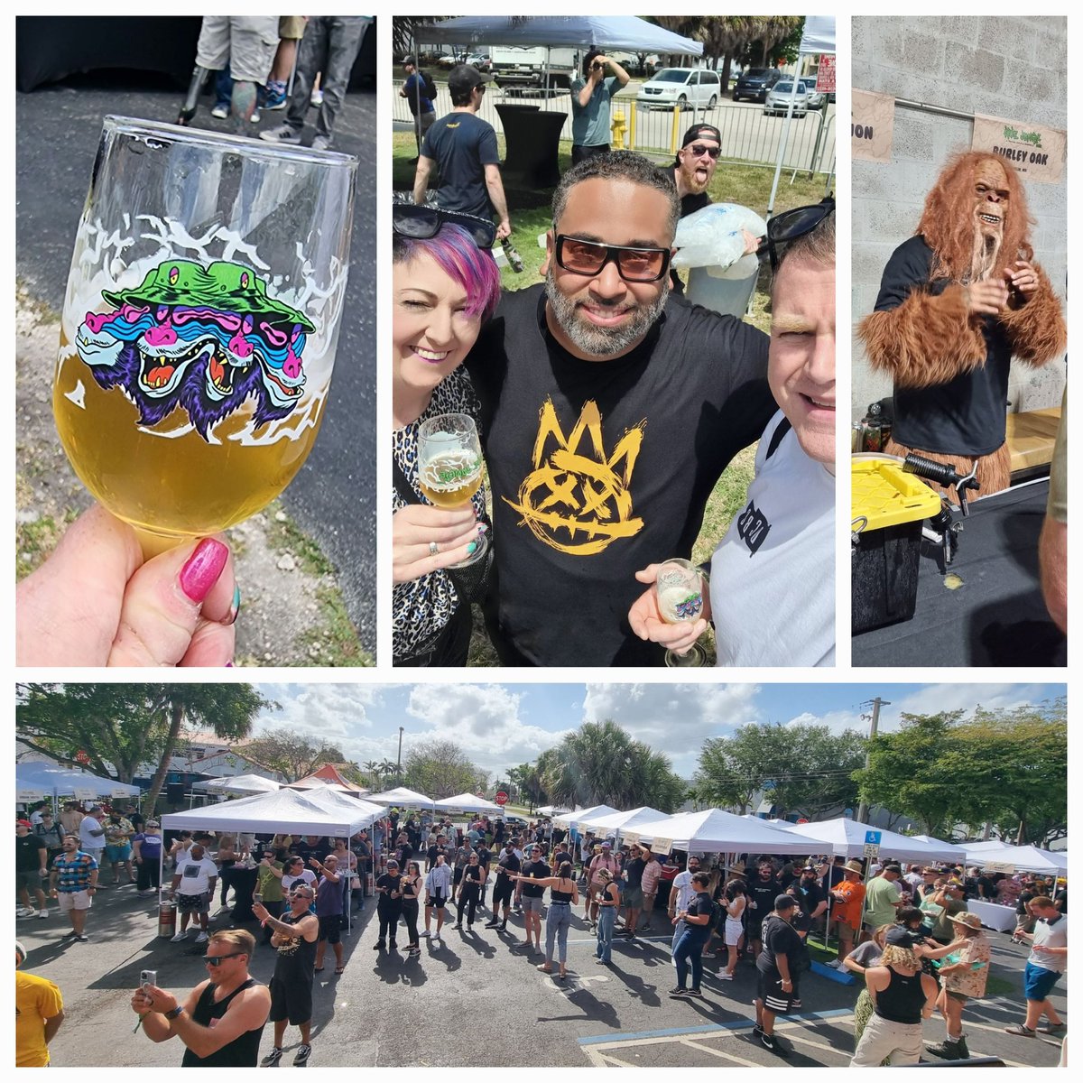 DeadCraftyBeer's tweet photo. We had the best time at @trippinganimals Irie Beer Festival for #miamibeerweek so many highlights, awesome beer, food &amp; people then after party @unseencreatures
#miamibeer #beerfestival #beercation https://t.co/LlkWls8tdh