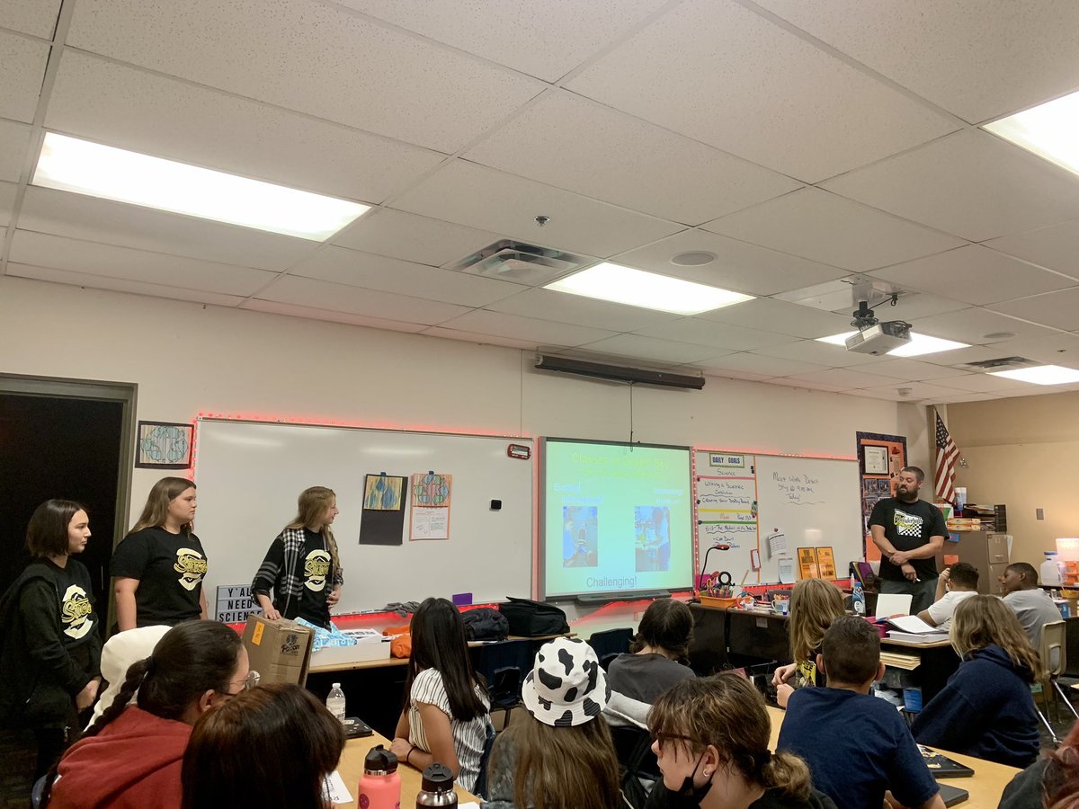 Sunrise 6th graders meet with students and staff from Desert Sky Middle School today. It is almost time for 7th grade!!