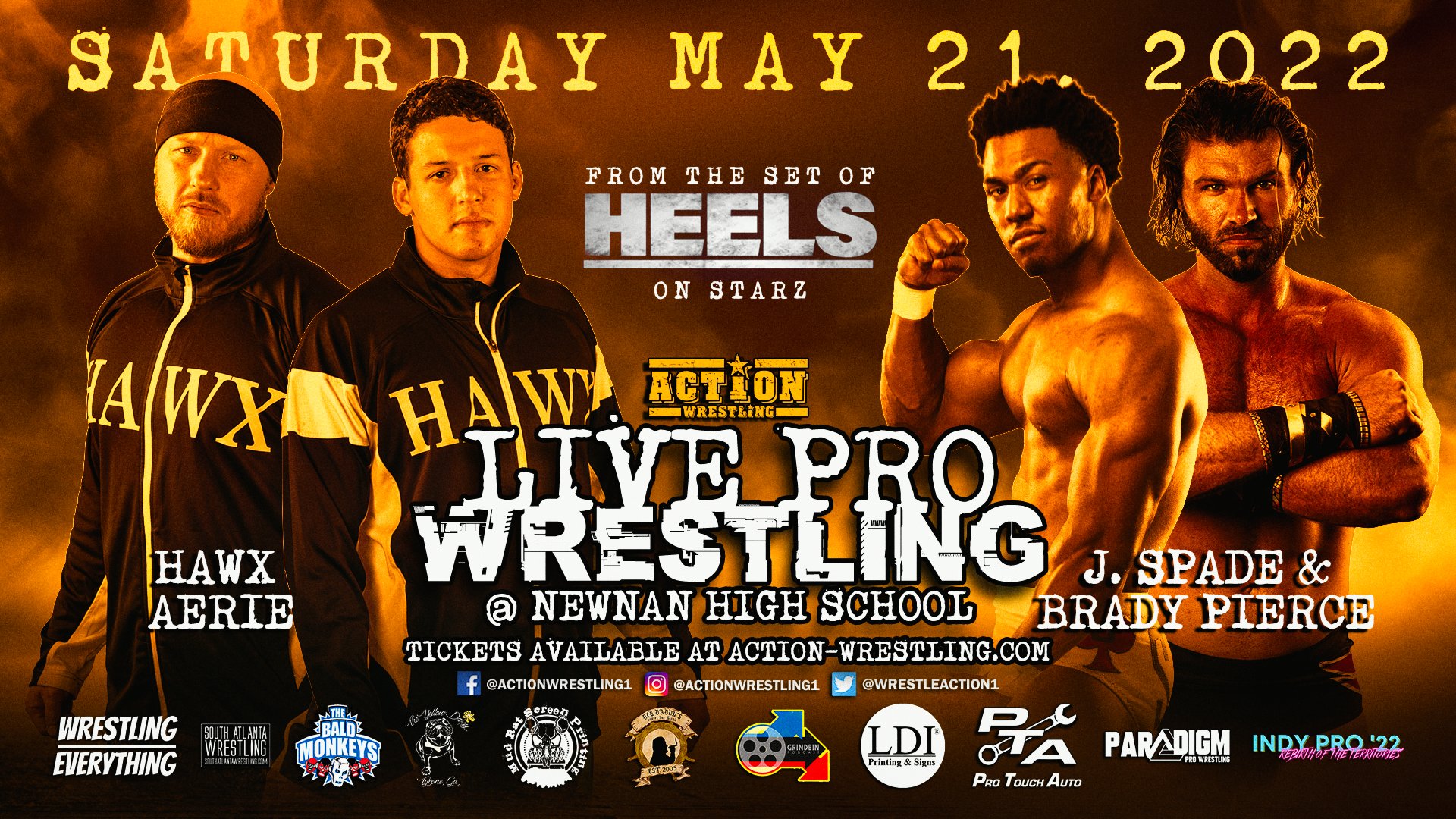 ACTION Wrestling on Twitter "ACTION Wrestling debuts at Newnan HS in