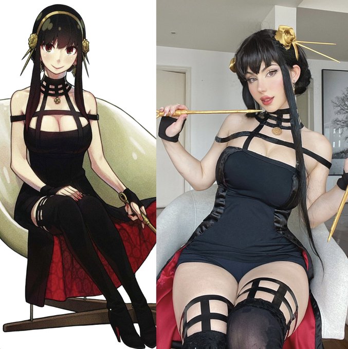 NEW COSPLAY✨✨ Yor from #SPY_FAMILY 💣🔪🩸 https://t.co/Y3184c1BEw<a href="/tag/spy_family"class="tags">#SPY_FAMILY</a>