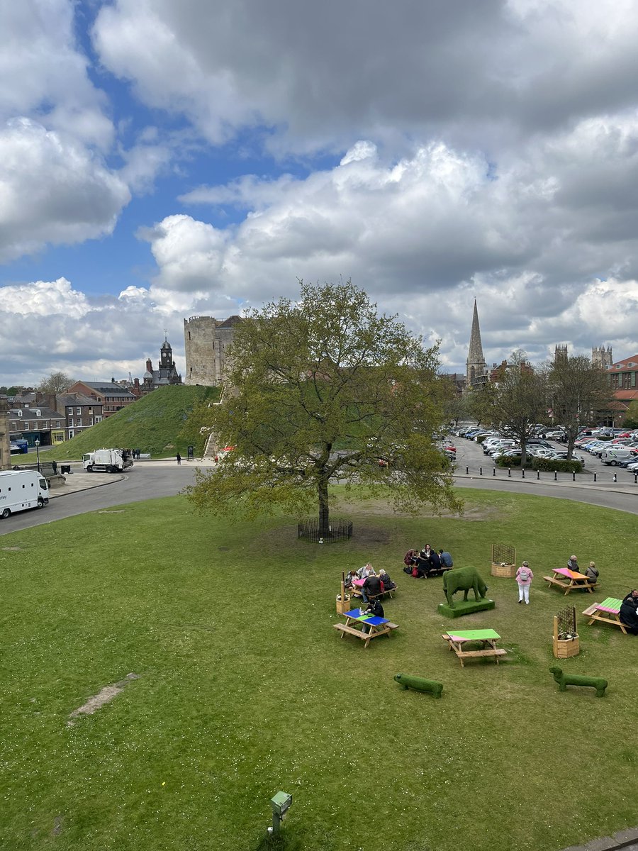 Fabulous view from the “office” today delivering <a href="/WTExcellence/">WelcometoExcellence</a> for some of the team <a href="/YorkMuseumTrust/">York Museums Trust</a> - looking forward to a great season ahead