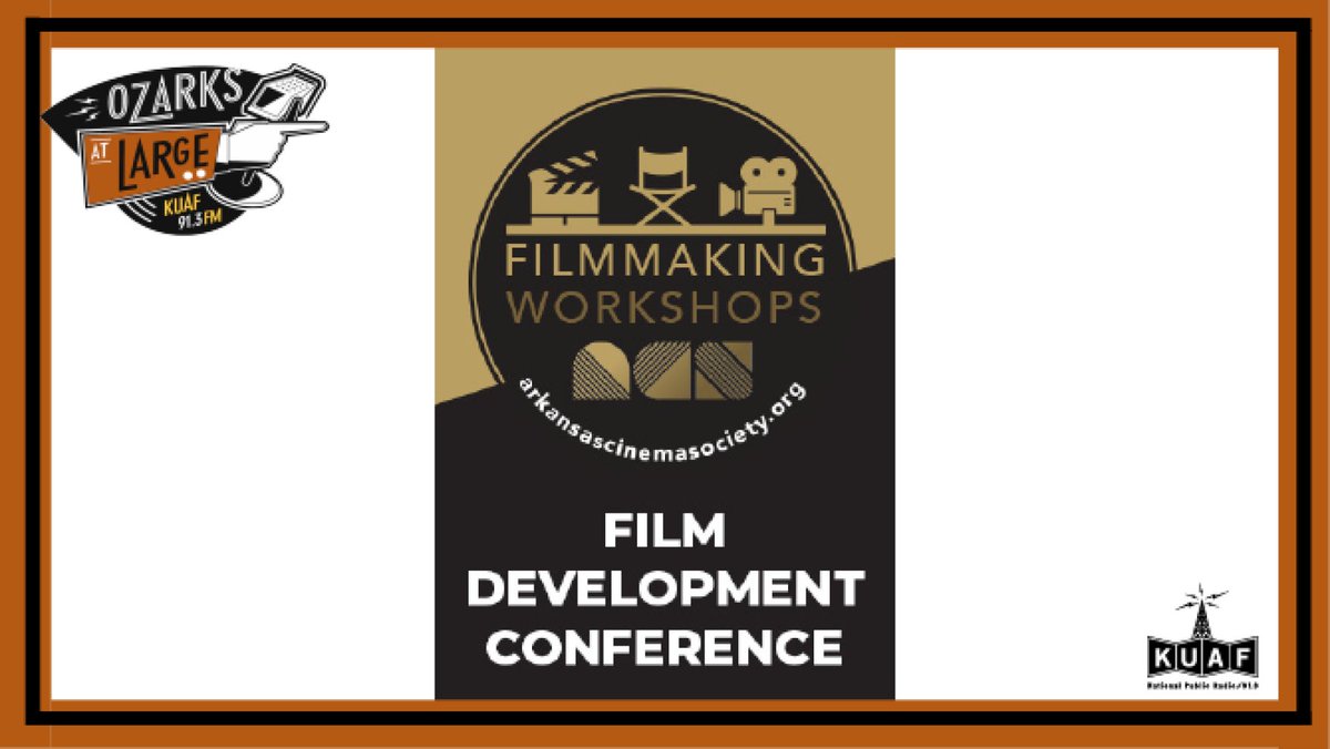 The Arkansas Cinema Society @ArkansasCinema will host a film development conference this month (April 29 & 30) at Thaden School in Bentonville to offer tips for legal and pre-production prep. kuaf.com/show/ozarks-at…