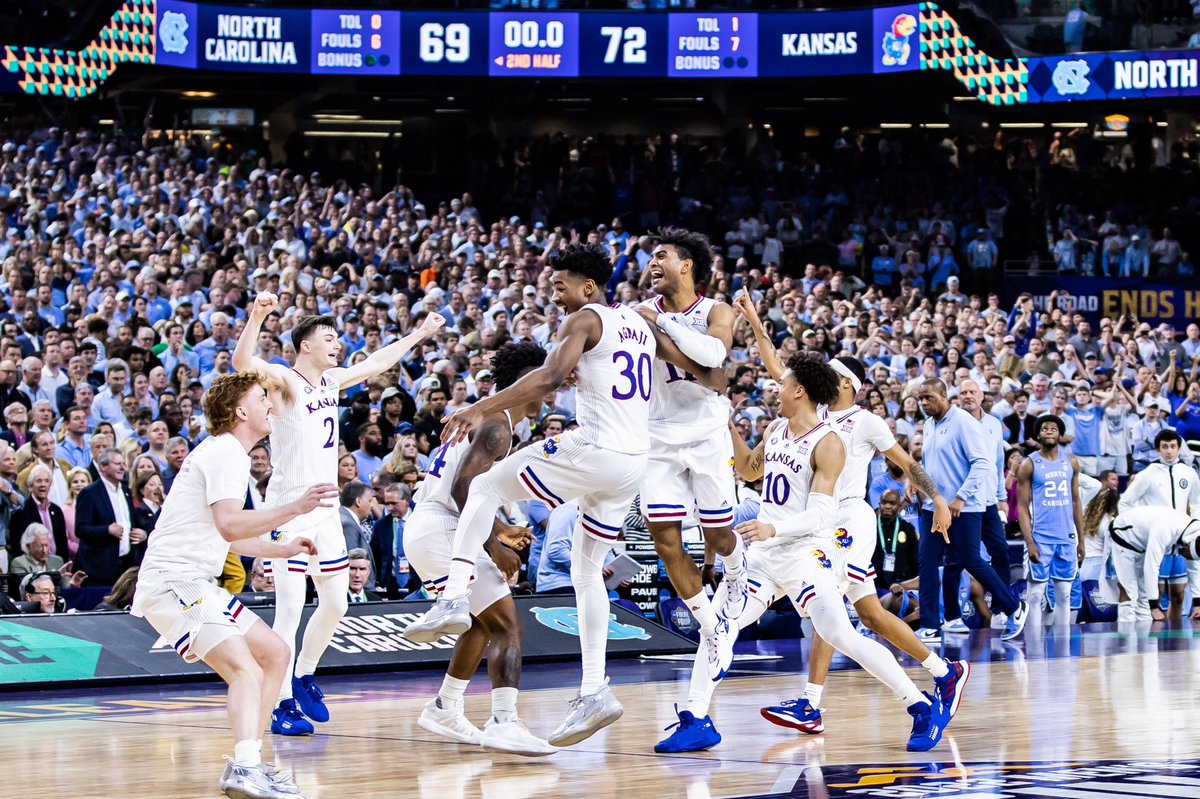 KUAthletics's tweet photo. Never ever gets old 🏆 https://t.co/JxeHxiYZPx