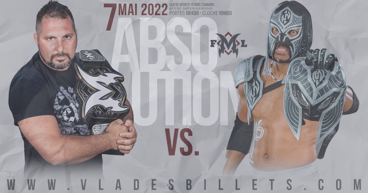 FmLutte's tweet image. In the Main Event of #FMLAbsolution FML Champion @eXeSs_official will defend against @TruRev20 in what will be a hell of a challenge.

Combat principal #FMLAbsolution Le Champion FML @eXeSs_official défend son titre contre @TruRev20 qui sera tout un défi.

fmlutteabsolution.eventbrite.ca