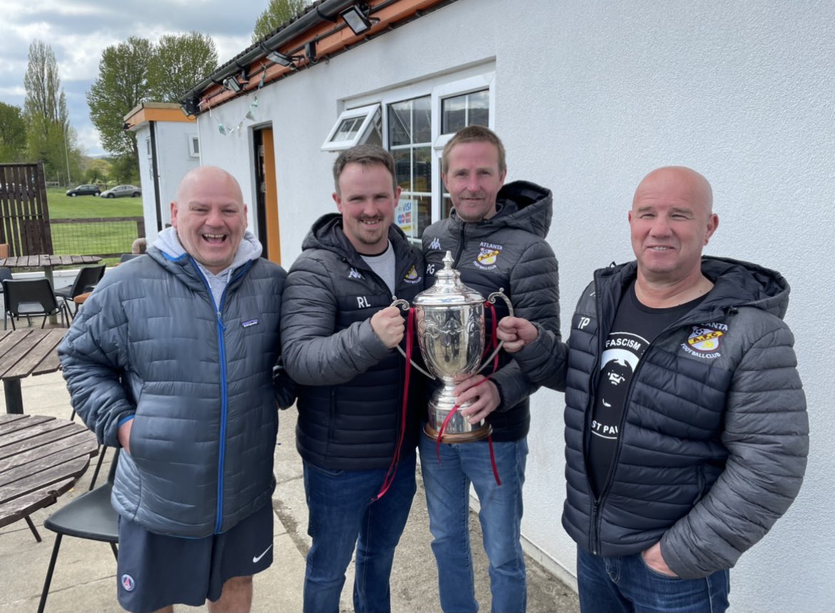 𝐅𝐮𝐥𝐥 𝐓𝐢𝐦𝐞 | Atlanta 2-1 Yeadon FC 

Atlanta crowned CHAMPIONS of Wharfedale &amp; District FA Cup, becoming the first Harrogate based team to achieve the feat.

👕 Kit Sponsors: J Fall Electrical / Upper 90 Tips